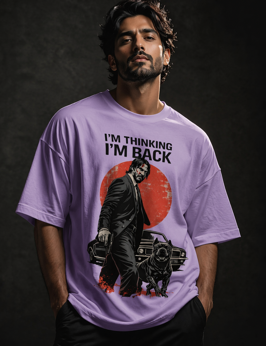 John wick Unisex Terry Oversized Tee