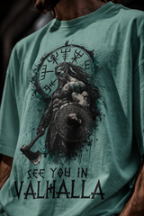 Valhalla Unisex Terry Oversized Tee