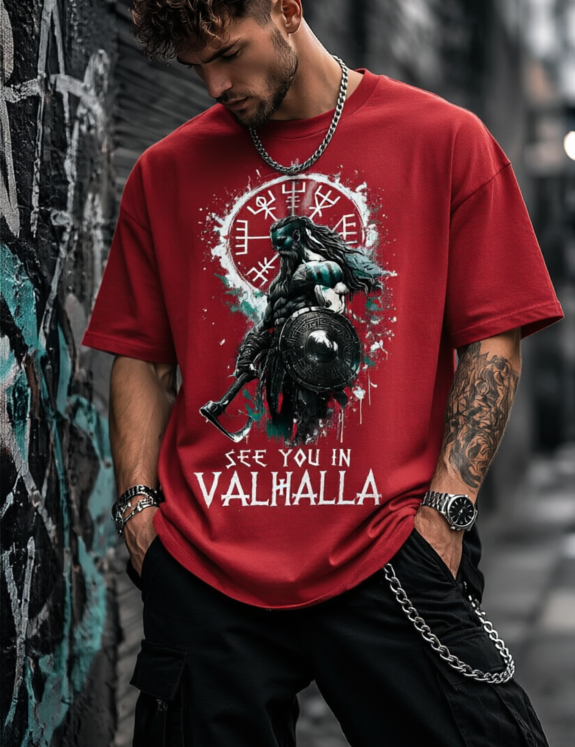 Valhalla Unisex Terry Oversized Tee