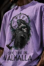 Valhalla Unisex Terry Oversized Tee