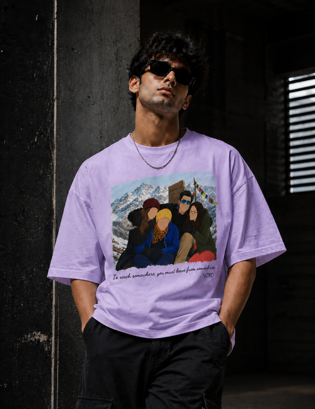 YJHD Unisex Terry Oversized Tee