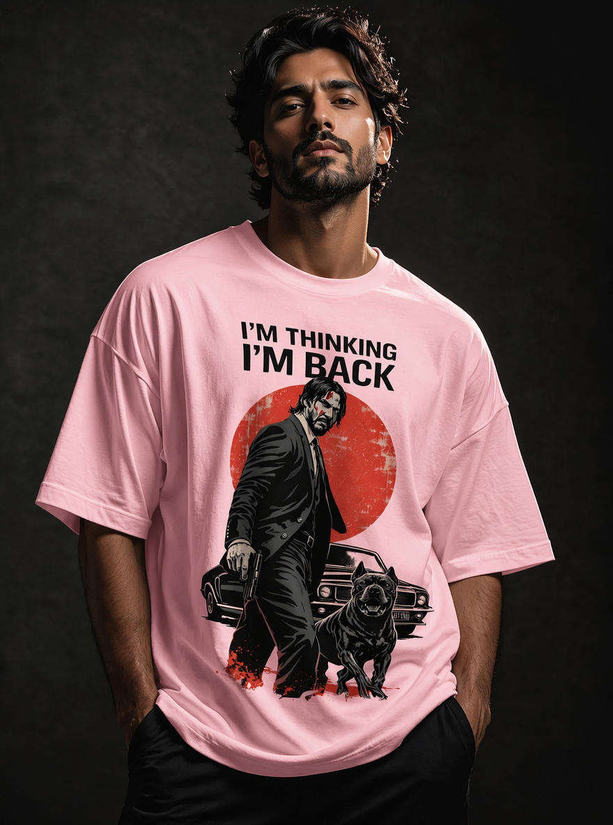 John wick Unisex Terry Oversized Tee