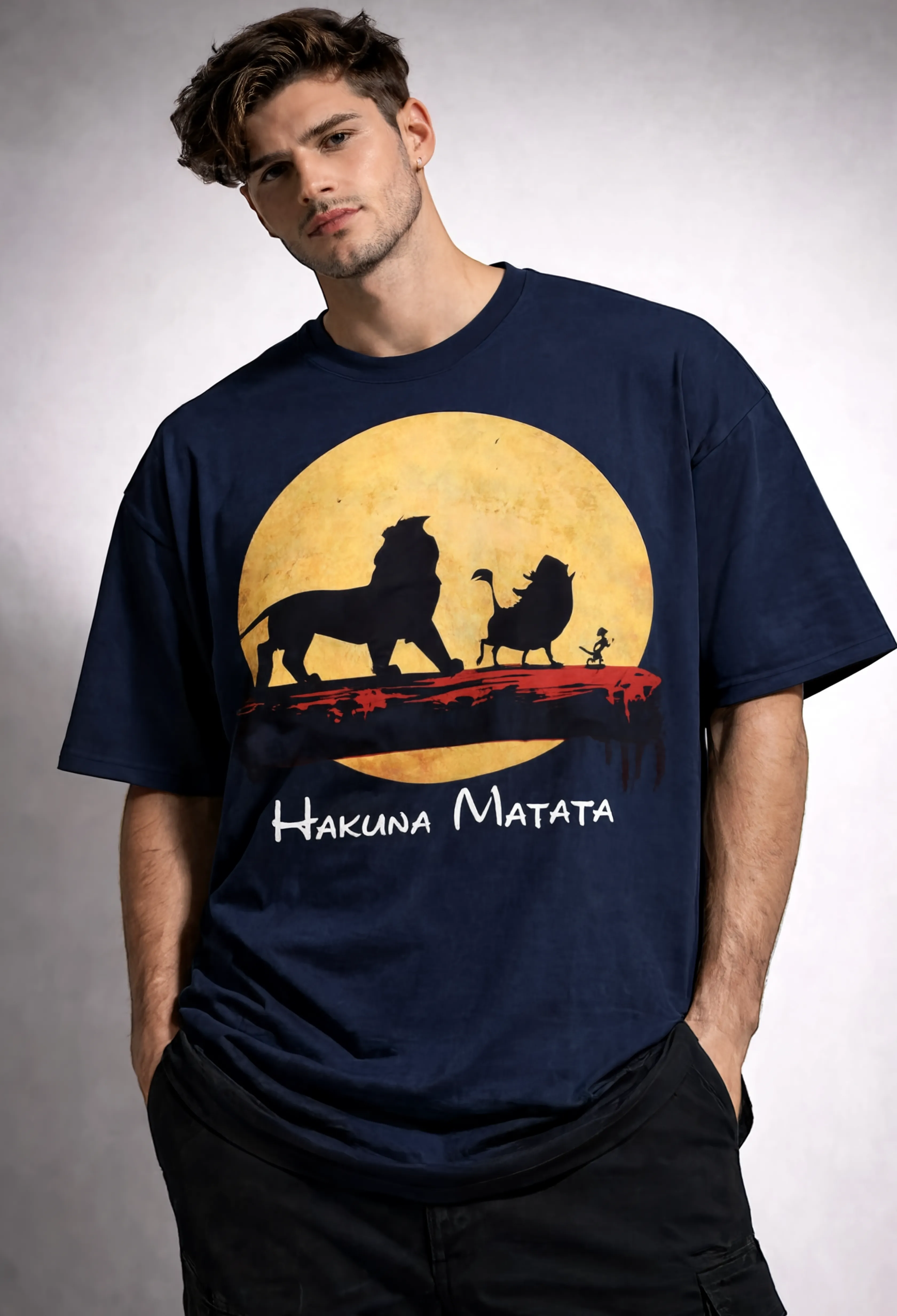 Hakuna matata Unisex Terry Oversized Tee