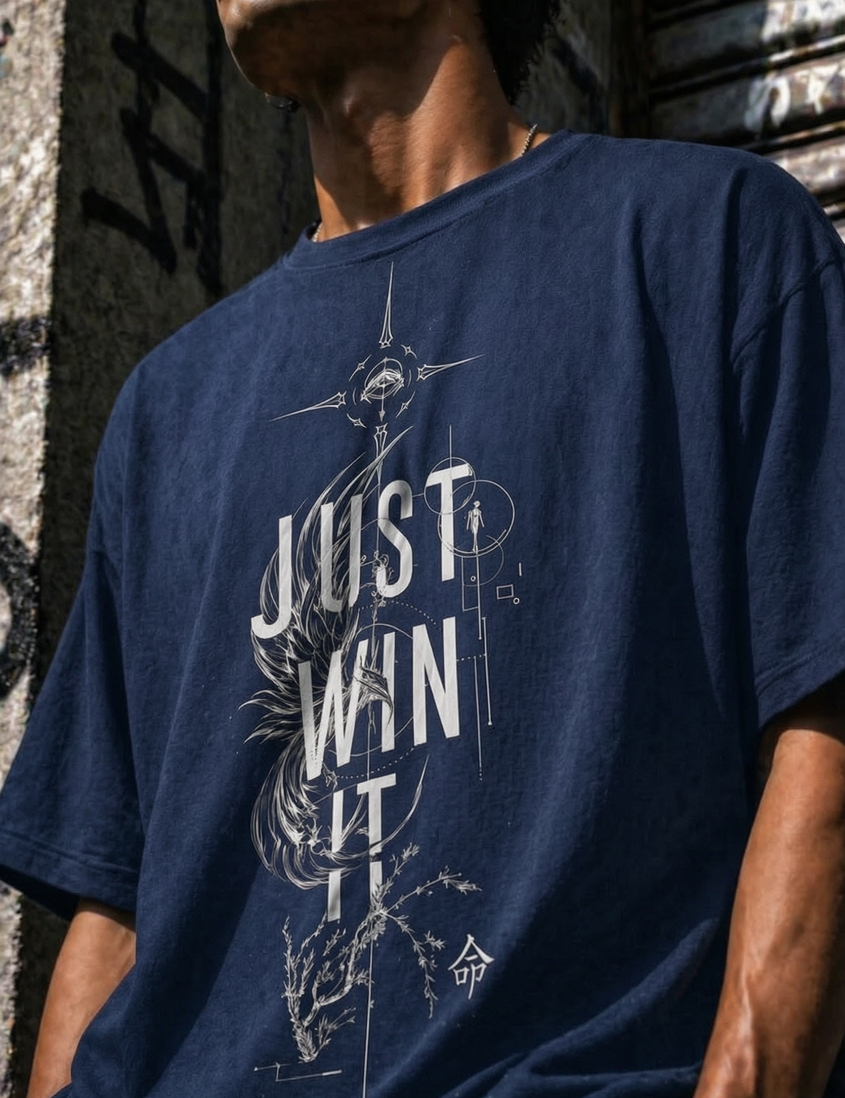 Just win Unisex Terry Oversized Tee