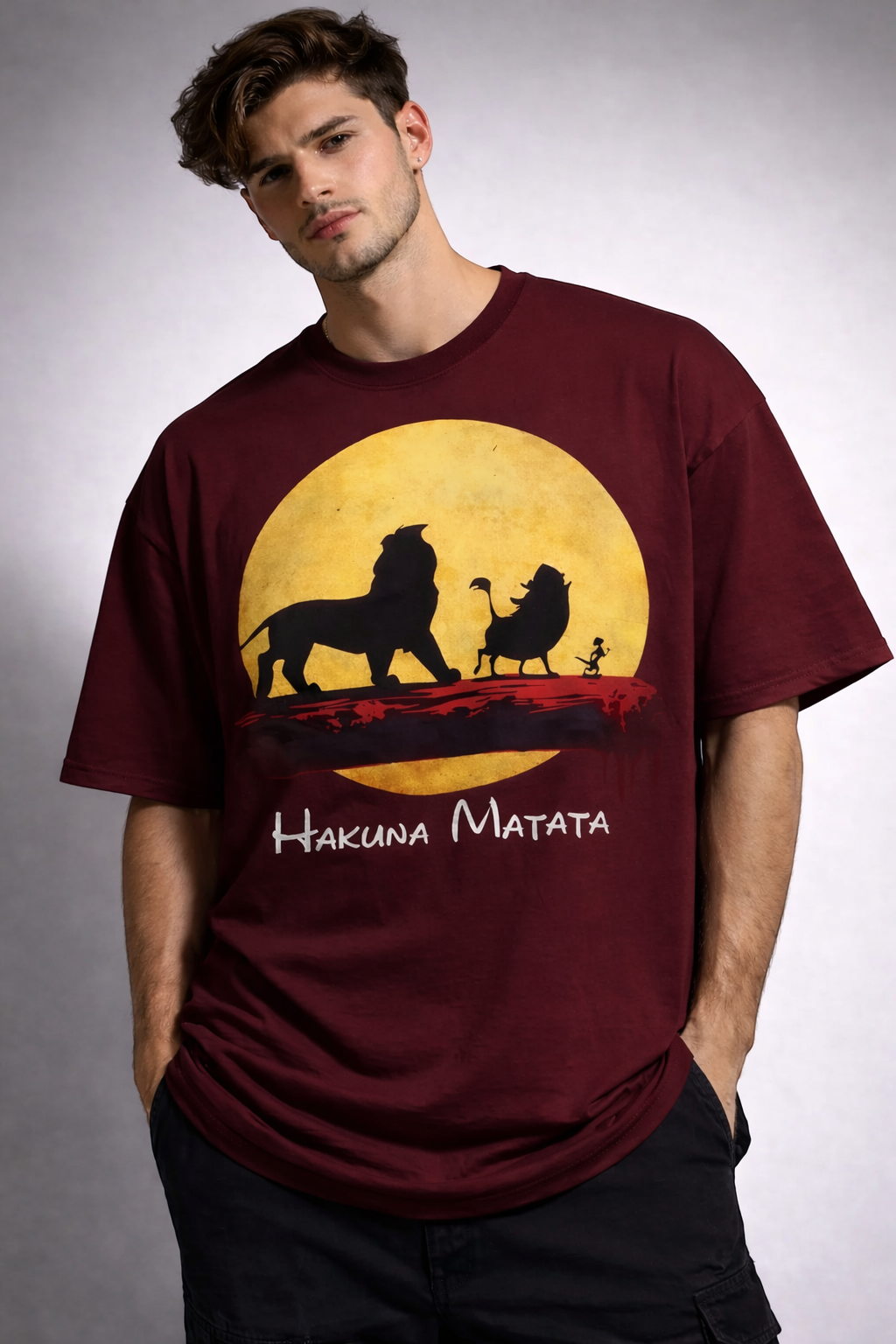 Hakuna matata Unisex Terry Oversized Tee
