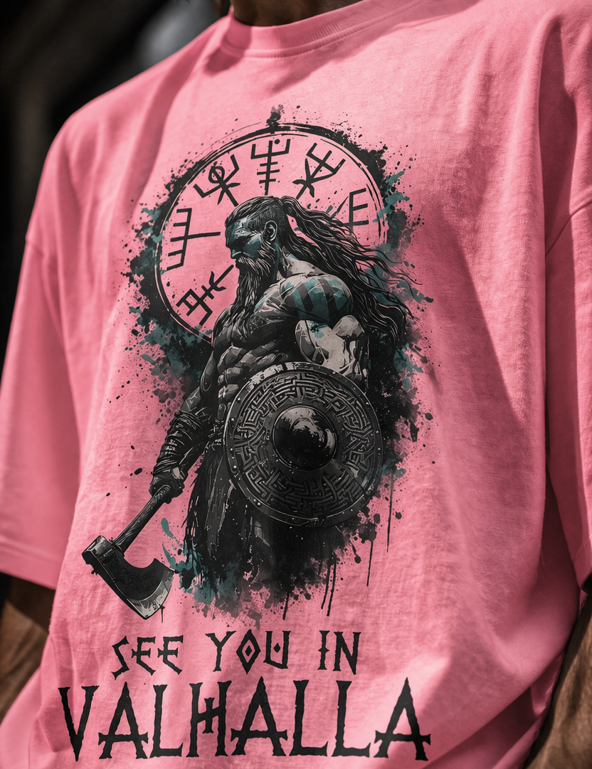 Valhalla Unisex Terry Oversized Tee