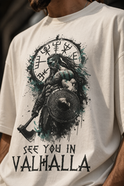 Valhalla Unisex Terry Oversized Tee