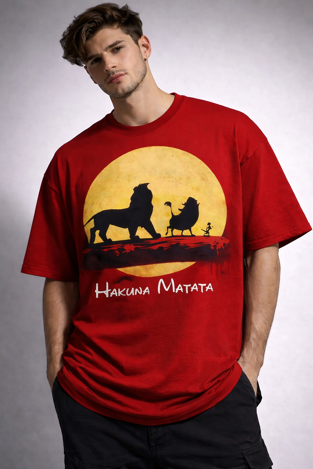 Hakuna matata Unisex Terry Oversized Tee