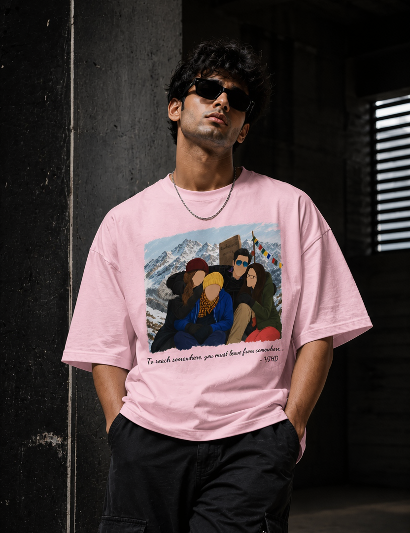 YJHD Unisex Terry Oversized Tee