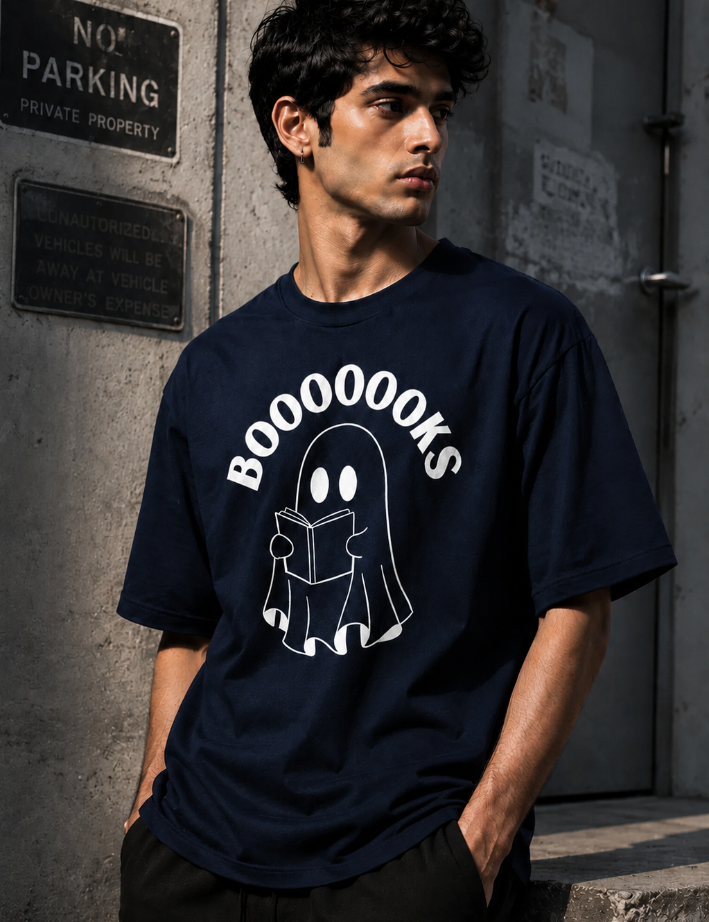 Boooks Unisex Terry Oversized Tee