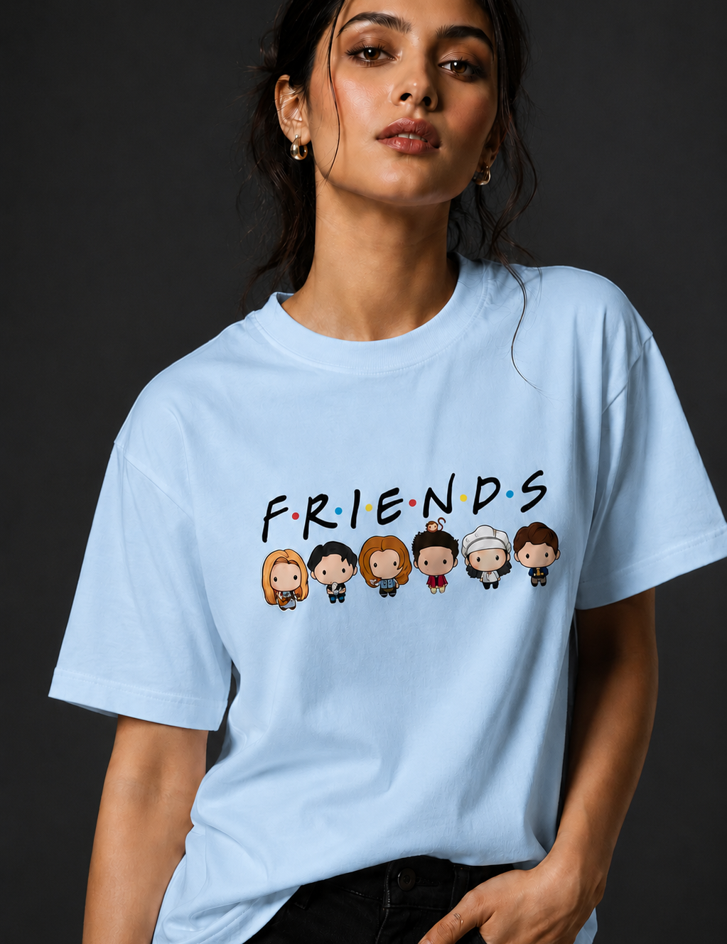 Friends Unisex Terry Oversized Tee