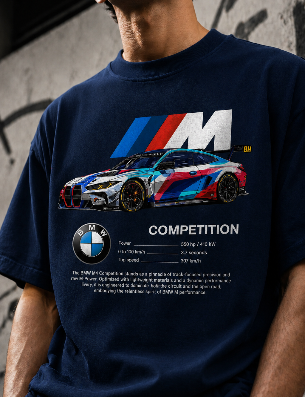 BMWM Unisex Terry Oversized Tee