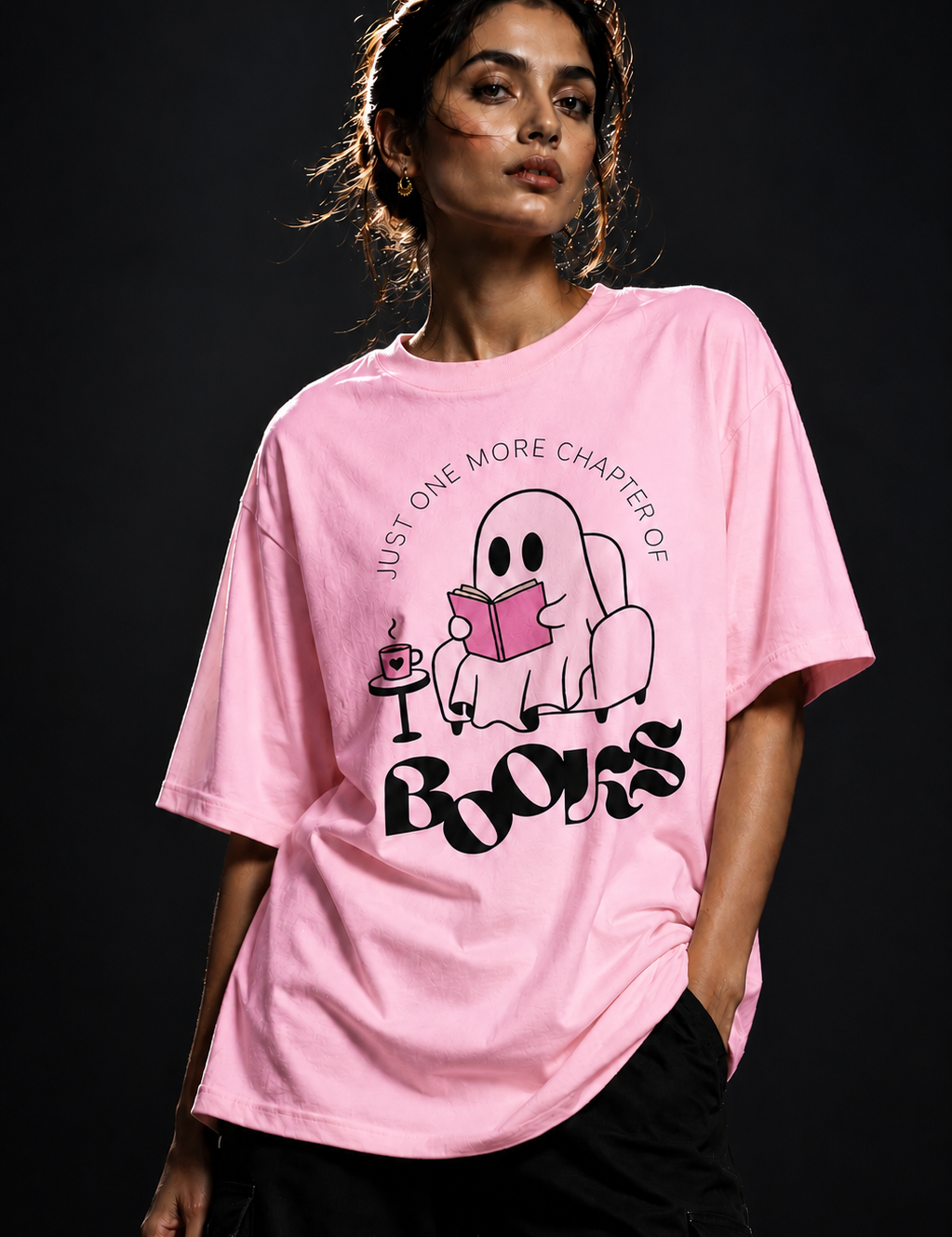 Books Unisex Terry Oversized Tee
