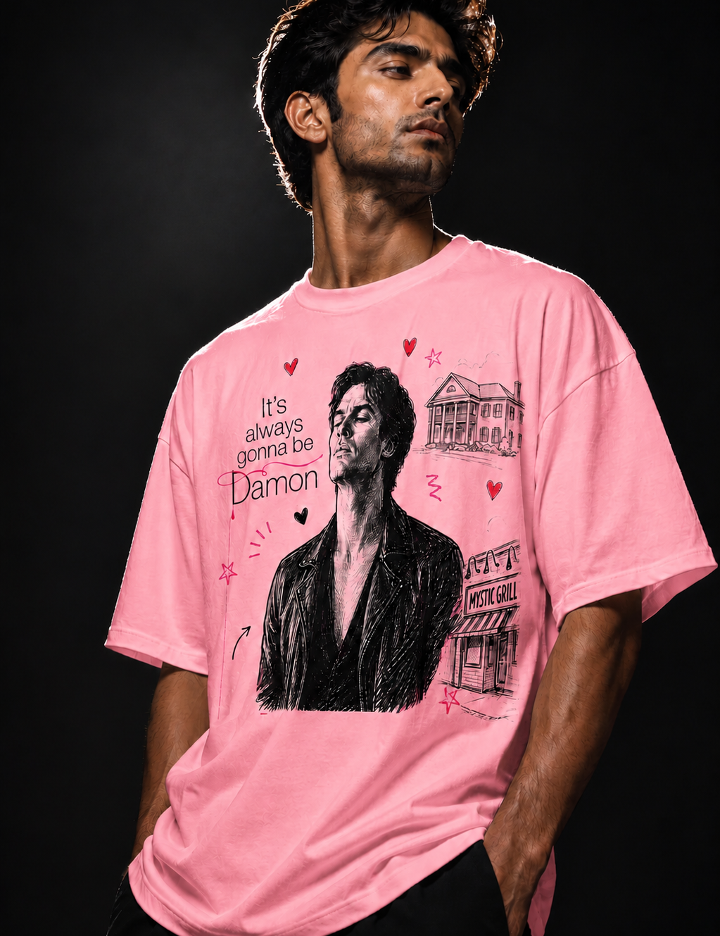 Damon Unisex Terry Oversized Tee