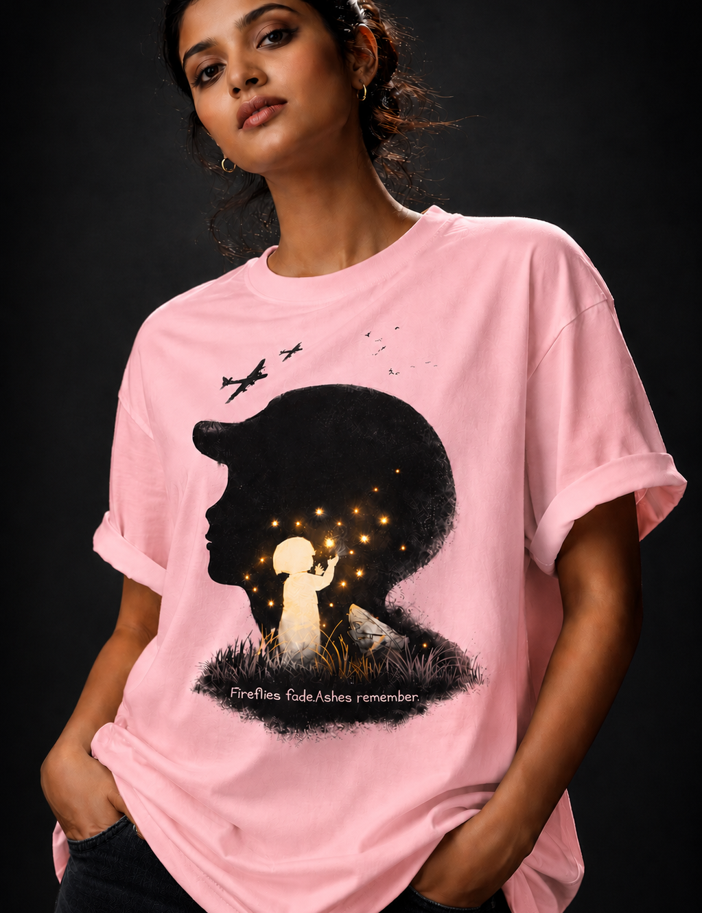 Fireflies Unisex Terry Oversized Tee