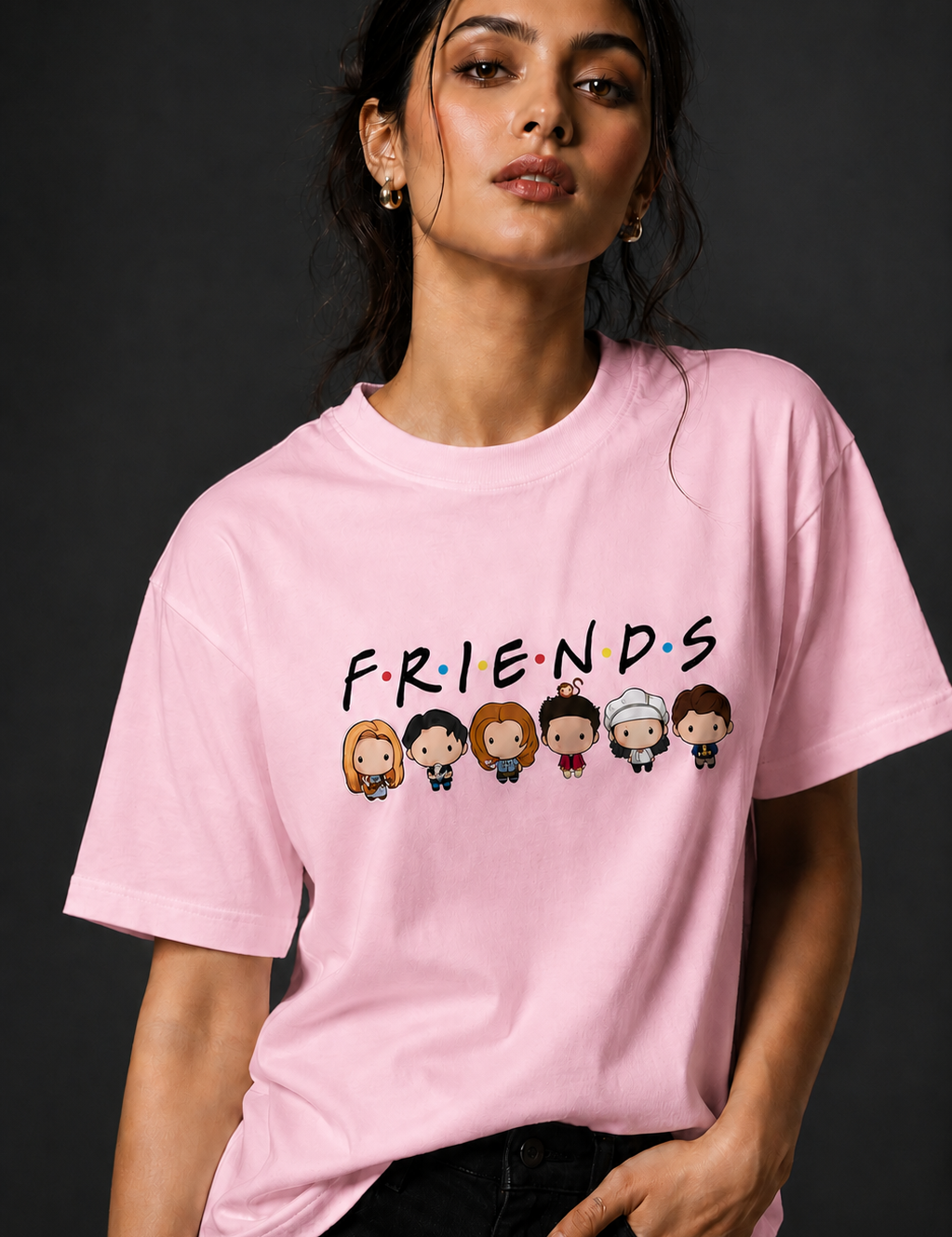 Friends Unisex Terry Oversized Tee