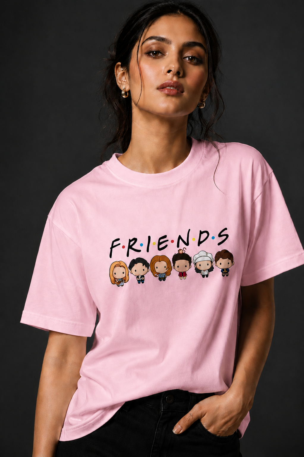 Friends Unisex Terry Oversized Tee