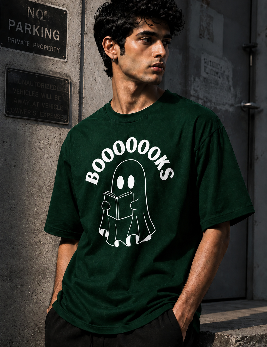 Boooks Unisex Terry Oversized Tee