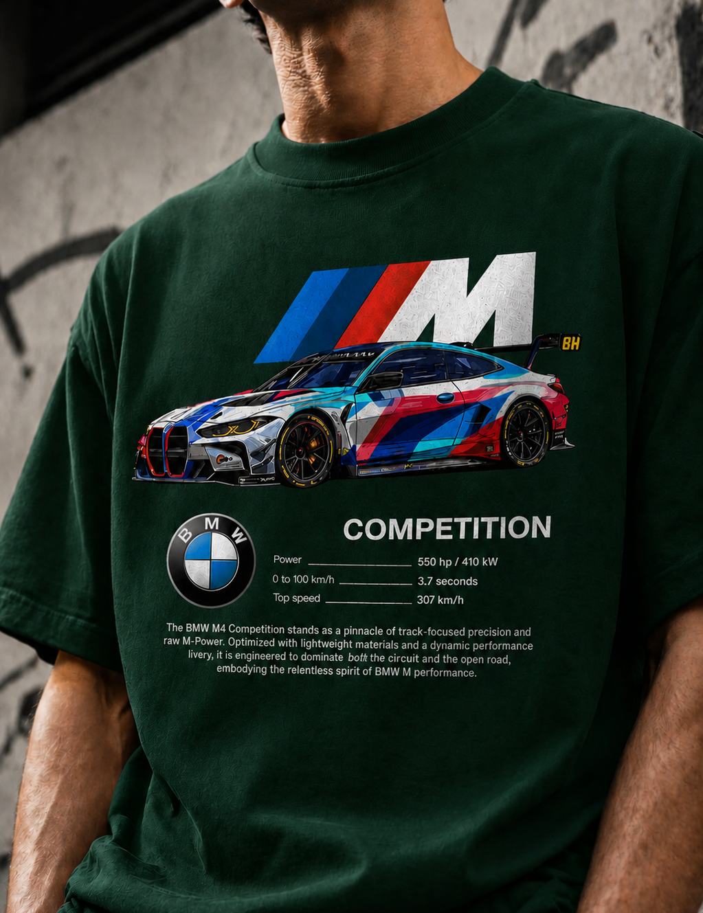 BMWM Unisex Terry Oversized Tee