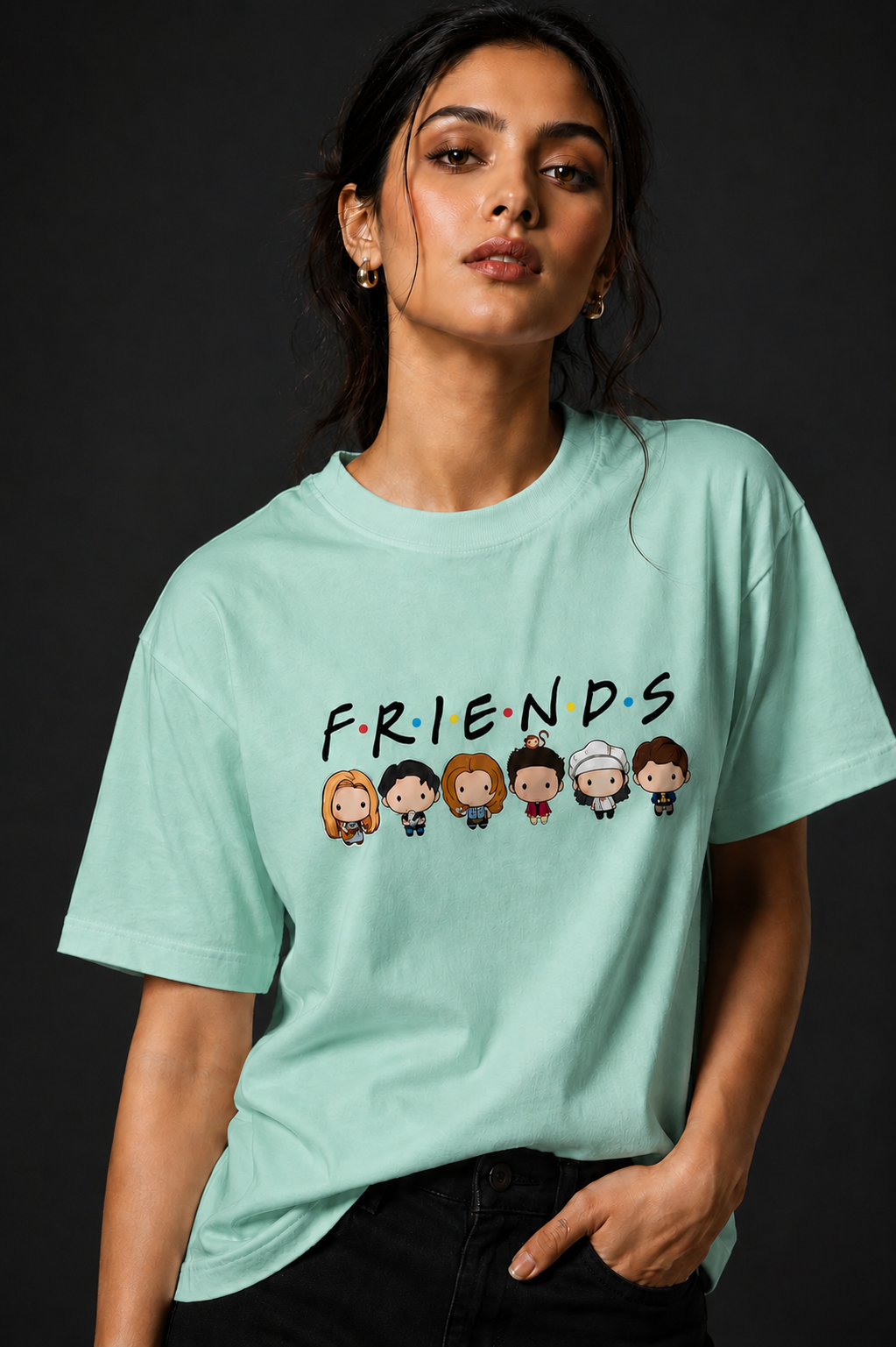 Friends Unisex Terry Oversized Tee