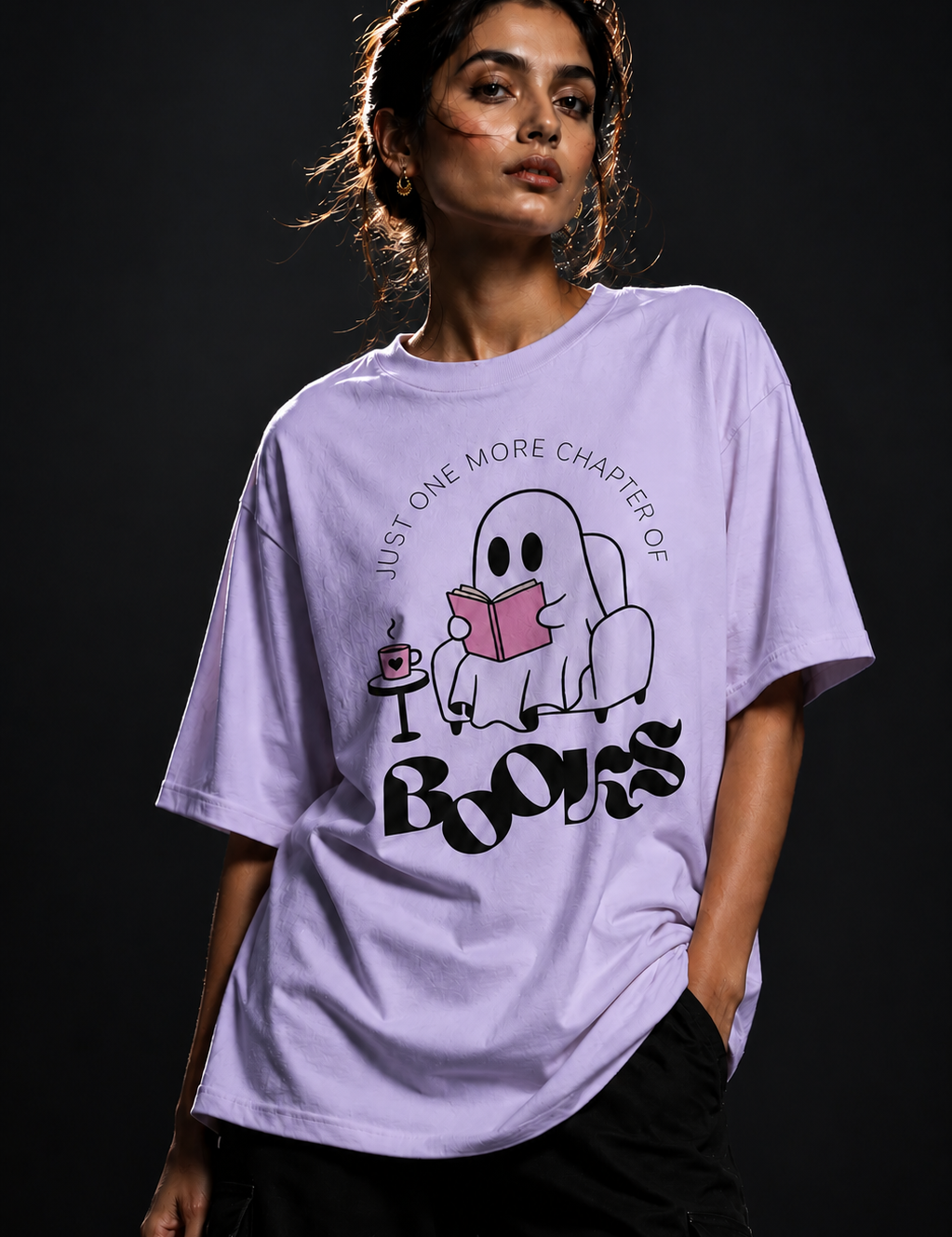 Books Unisex Terry Oversized Tee