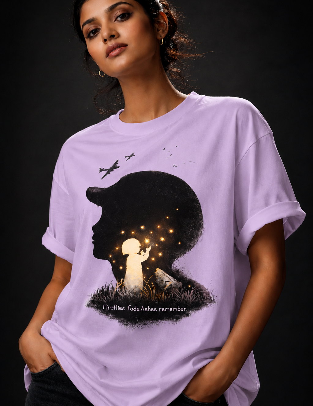 Fireflies Unisex Terry Oversized Tee