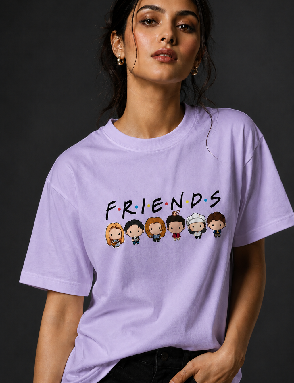 Friends Unisex Terry Oversized Tee