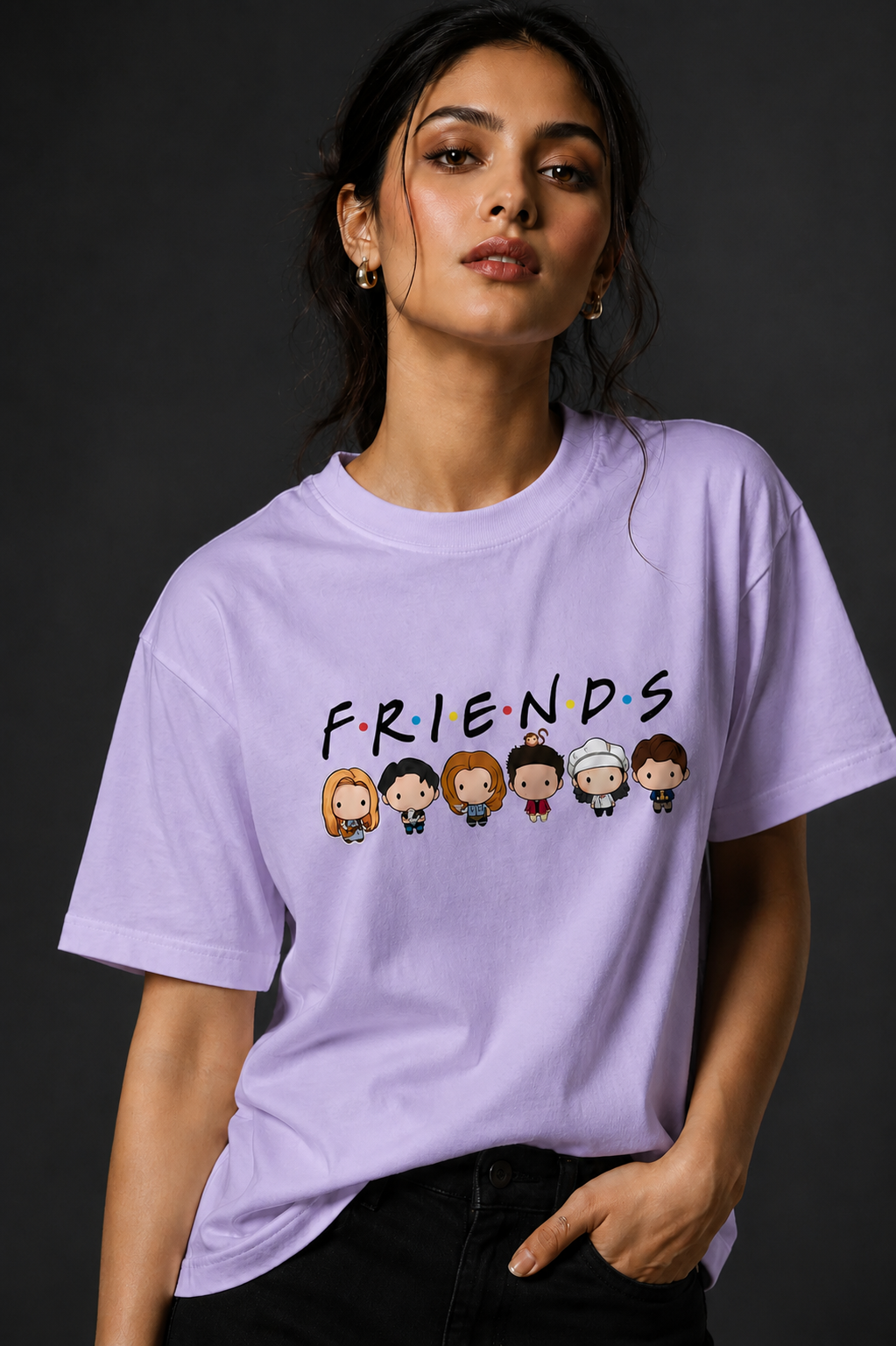 Friends Unisex Terry Oversized Tee