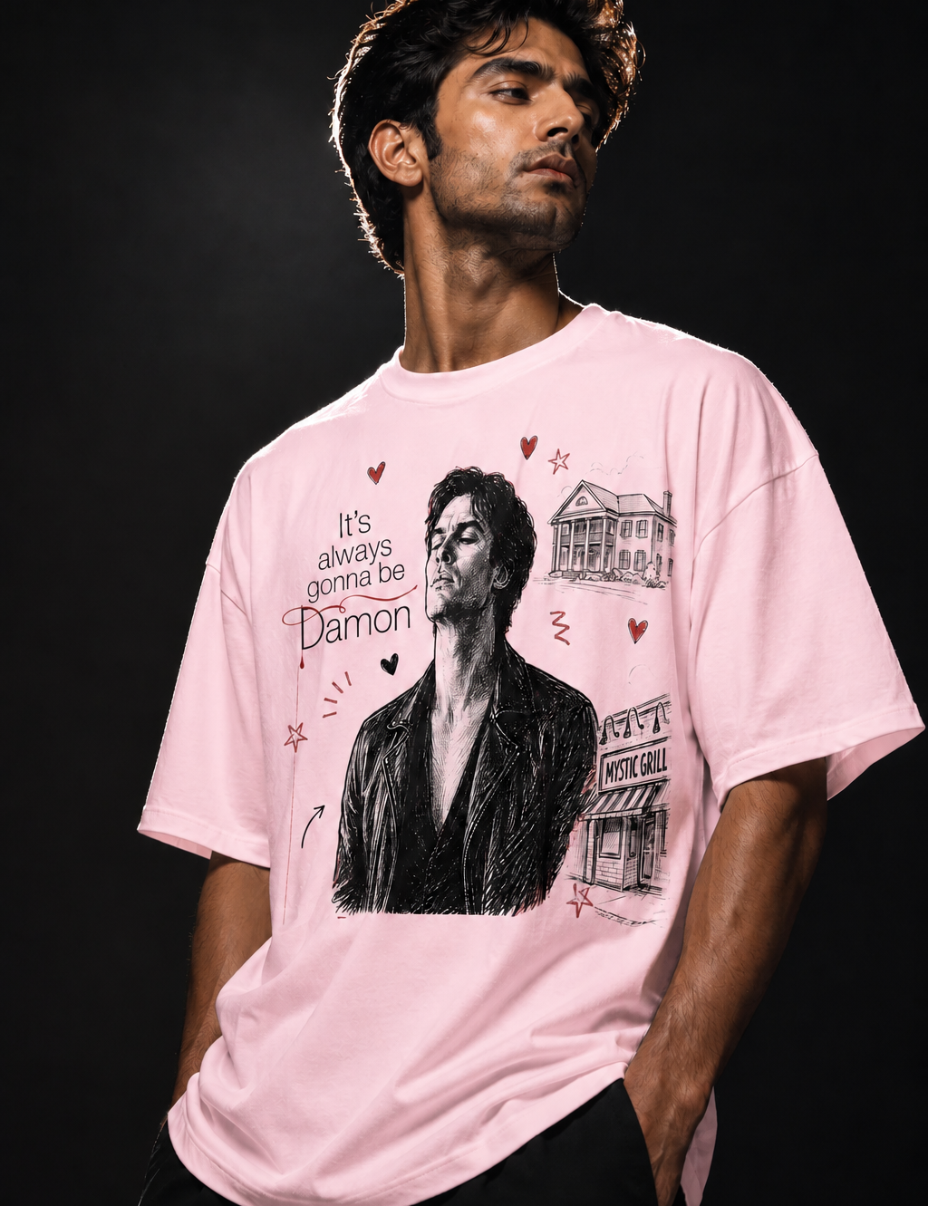 Damon Unisex Terry Oversized Tee