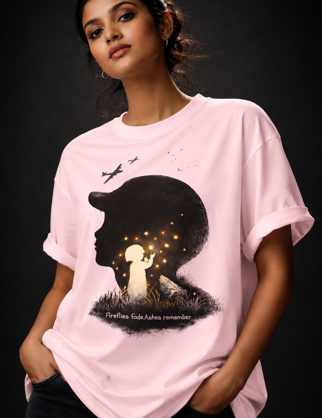 Fireflies Unisex Terry Oversized Tee
