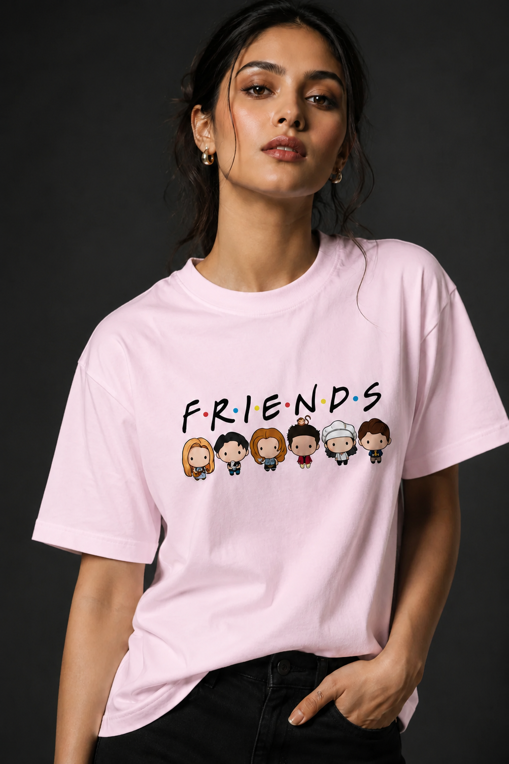 Friends Unisex Terry Oversized Tee