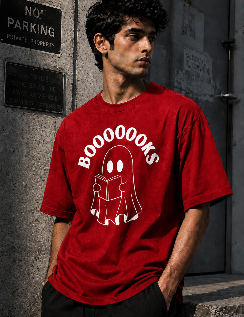 Boooks Unisex Terry Oversized Tee