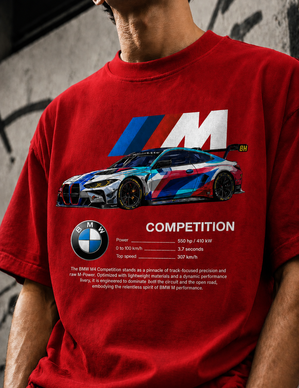 BMWM Unisex Terry Oversized Tee