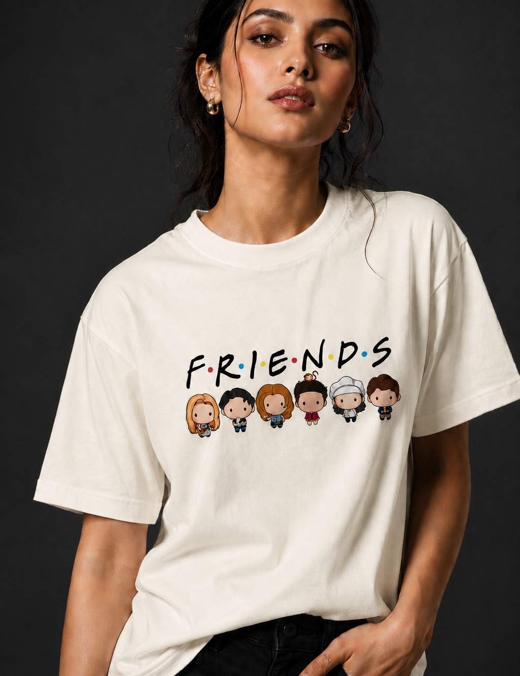 Friends Unisex Terry Oversized Tee