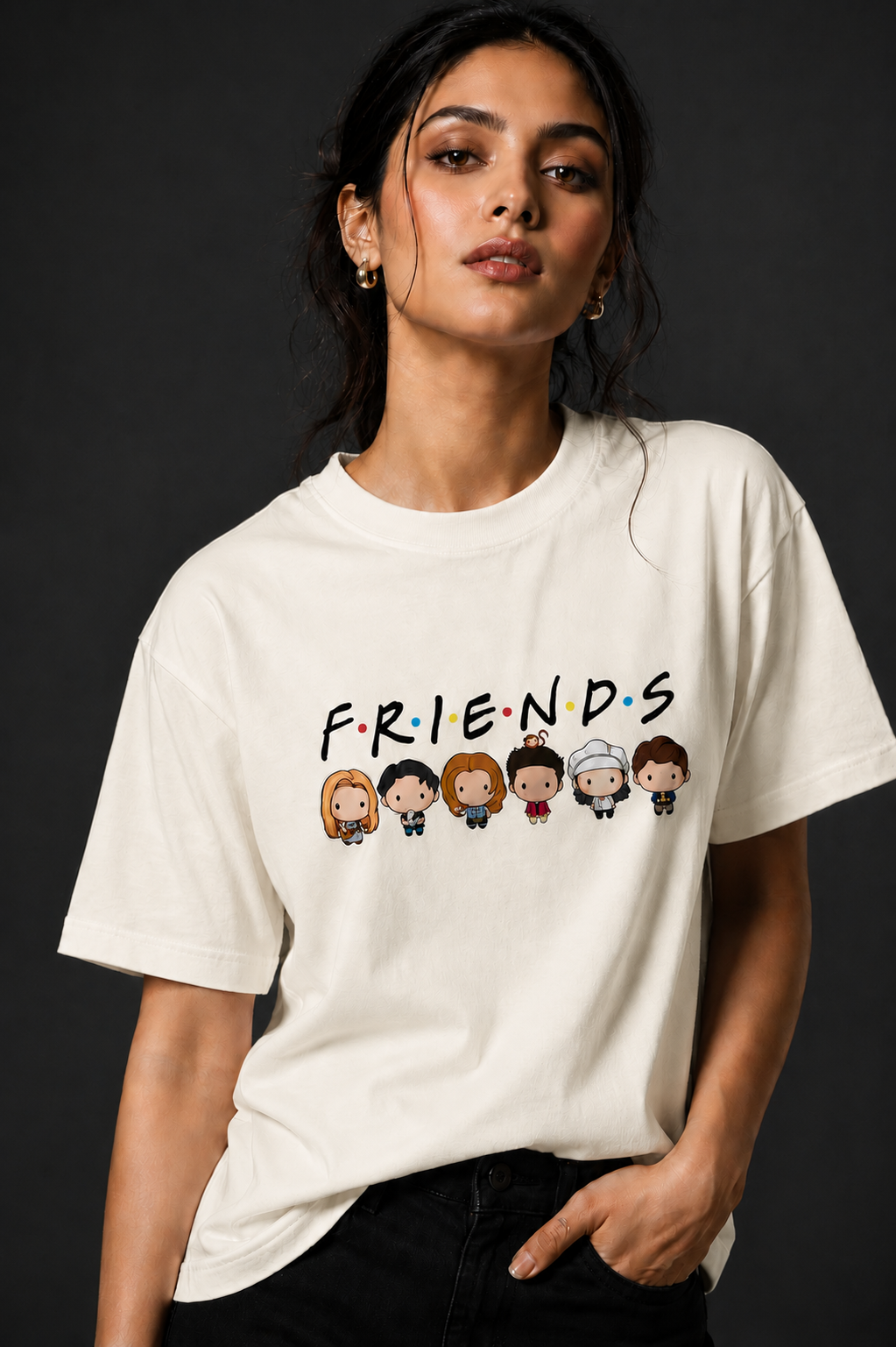 Friends Unisex Terry Oversized Tee